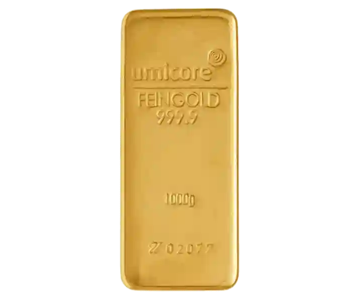 1000 Gram 1KG Umicore Cast Gold Bar