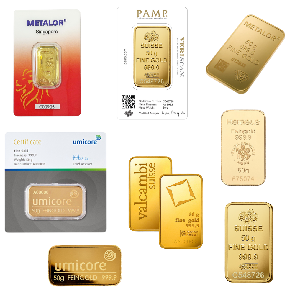 50 Gram Best Value Gold Bar – Brand New