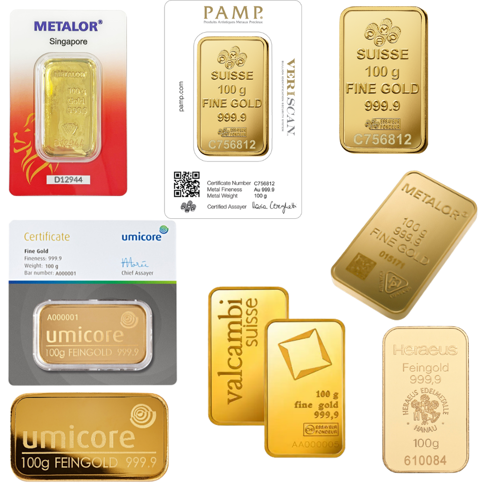 100 Gram Best Value Gold Bar – Brand New