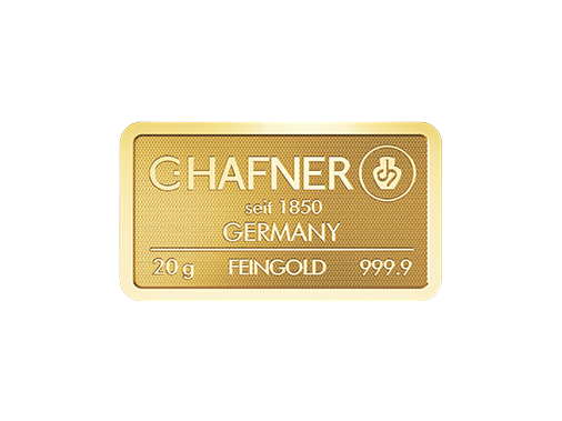 20 Gram C.Hafner Minted Gold Bar