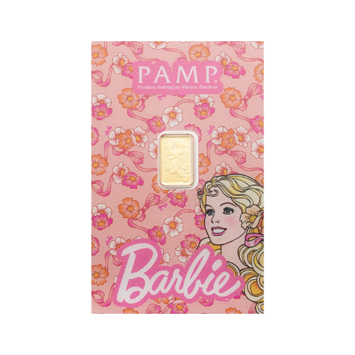 1 Gram PAMP Iconic Barbie Gold Bar