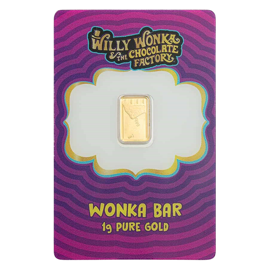 1 Gram PAMP Willy Wonka Gold Bar