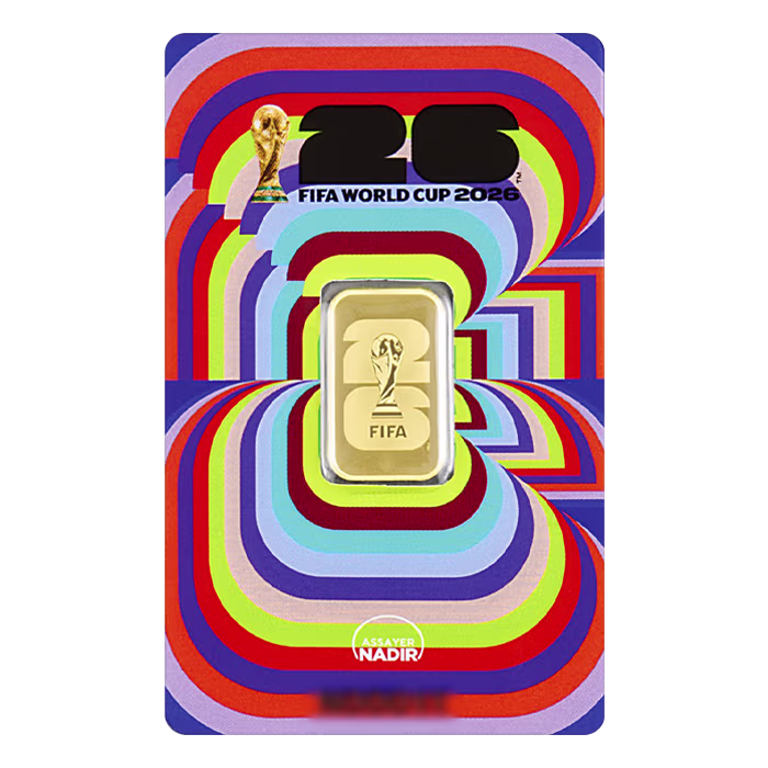 5 Gram Nadir FIFA 2026 World Cup Pure Gold Bar