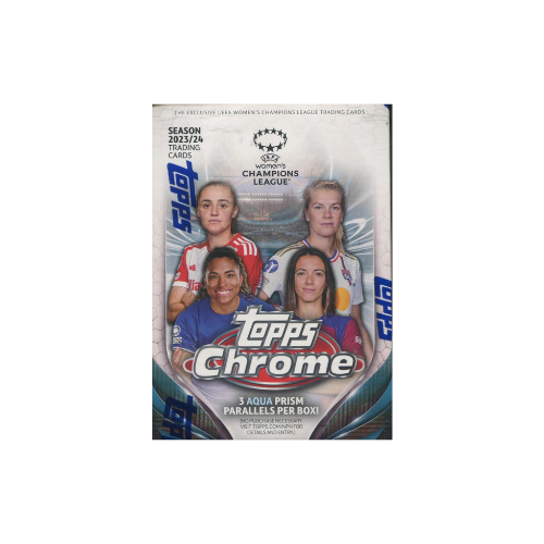 2023-24 Topps Chrome UEFA Women's Champions League Soccer Blaster Box