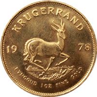 1 oz South African Gold Krugerrand - Random Dates
