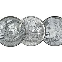 1 oz Silver Round - Various Designs (.999 Pure Silver)