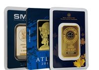 1 oz COMEX Approved Gold Bar With Assay Certificate .9999 Fine...
