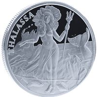 1 oz Trident Silver Round - Thalassa (.999 Fine) - Mason Mint