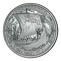 Vikings 1 oz Silver Round (.999 Pure) - Mason Mint