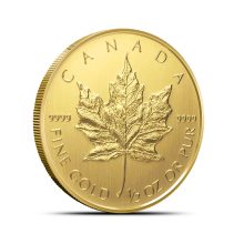 1/2 oz Canadian Gold Maple Leaf Coin (Random Year)