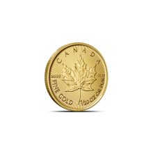 1/20 oz Canadian Gold Maple Leaf Coin (Random Year)