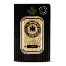 1 oz (RCM) Royal Canadian Mint Gold Bar (New w Assay)