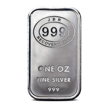 1 oz JBR Silver Bar (New)