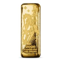 100 Gram Scottsdale Gold Horse Bar (New)