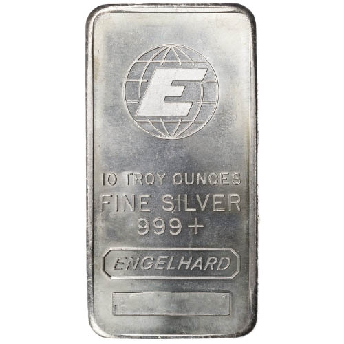 10 oz Engelhard Silver Bar (Secondary Market)