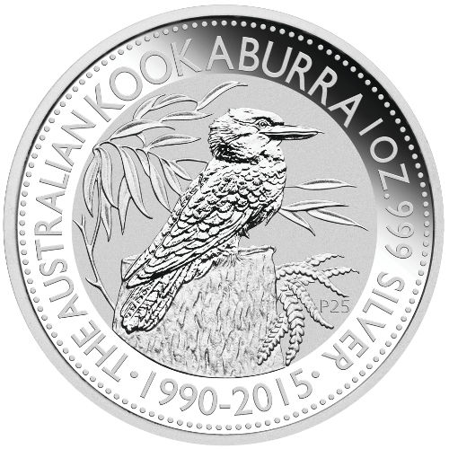 2015 1 oz Australian Silver Kookaburra Coin (BU)
