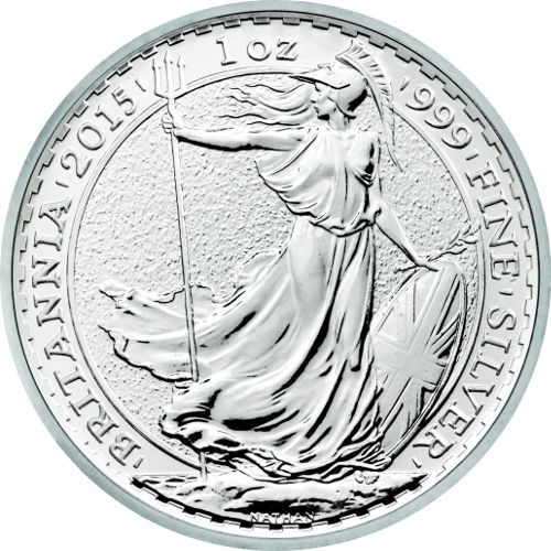 2015 1 oz British Silver Britannia Coin (BU)