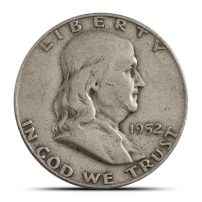 $1 Face Value 90% Silver Franklin Half Dollars