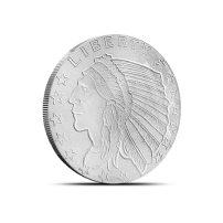 1/4 oz Silver Incuse Indian Round New | GSM