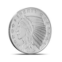 1/2 oz Silver Incuse Indian Round | GSM