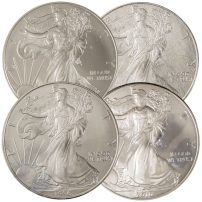 American Eagle 1 oz Silver Coin Random Year, Cull