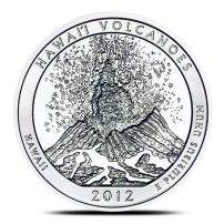 2012 ATB Hawaii Volcanoes 5 oz Silver Coin