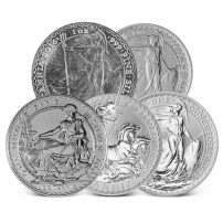 British Britannia 1 oz Silver Coin Random Year