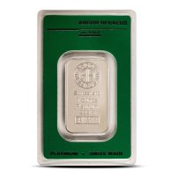 1 oz Platinum Bar New with Assay | Argor Heraeus