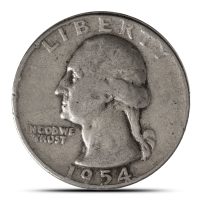 $100 Face Value 90% Silver Quarters Circulated
