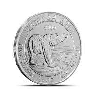 2018 Canadian Polar Bear 1/2 oz Silver Coin