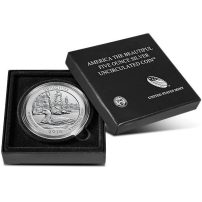 2018-P Burnished ATB Voyageurs National Park 5 oz Silver Coin