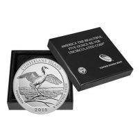 2018-P Burnished ATB Cumberland Island National Seashore 5 oz Silver Coin with Box &amp; CoA