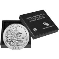 2017-P Burnished ATB George Rogers Clark National Historical Park 5 oz Silver Coin with Box &amp; CoA