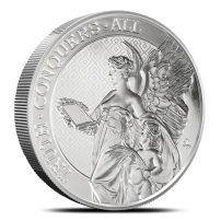 2022 St. Helena Queen’s Virtues Truth 5 oz Silver Coin BU