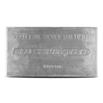 100 oz Silver Bar Struck with Original Plastic | Engelhard