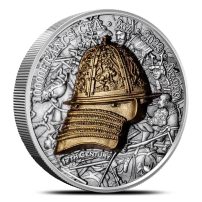 2023 Antique Republic of Chad History of War Series To Protect 2 oz Silver Coin with Box &amp; CoA