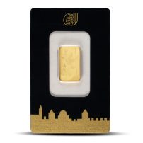 5 Gram Gold Bar New with Assay | The Holy Land Mint