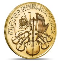 2025 Austrian Philharmonic 1 oz Gold Coin BU