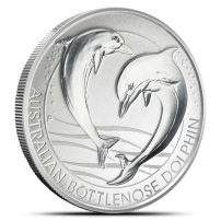 2019 Australian Bottlenose Dolphin 1.5 oz Silver Coin BU