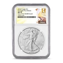 2025 (P) Eagle Privy American Eagle 1 oz Silver Coin NGC MS70 (First 50,000 Issued)