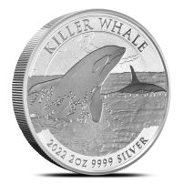 2022 Australian Killer Whale 2 oz Silver Coin