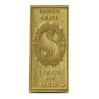 1 Gram Gold Money Gram Bar New | North View Product