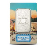 1 oz Silver Star of David Bar New with Assay | PAMP Suisse