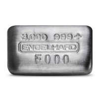 3 oz Silver Cast Bar New | Engelhard