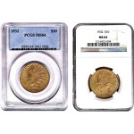Pre-33 Gold $10 Indian Eagle Coins (MS64, PCGS or NGC)