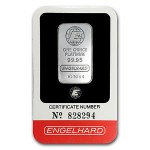1 oz Platinum Engelhard Bars (w Assay)