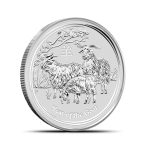 2015 1/2 oz Silver Australian Lunar Goat Coins (BU)