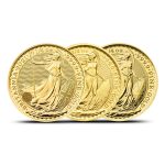 1/4 oz Gold British Britannia Coins (Random Year)