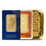 50 Gram Gold Bars (Varied Condition, Mint)
