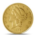 Pre-1933 $20 Gold Liberty Double Eagle Coins (VF)